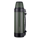 FEIJIAN Military Thermos, Travel Portable Thermos For Tea, Large Cup Mugs for Coffee, Water bottle, Stainless Steel ,1200/1500ML