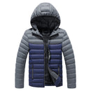 CHAIFENKO Winter Warm Casual Jacket Parkas Men Autumn Fashion Streetwear Men Parkas Windproof Thick Hooded Slim Solid Coat Men