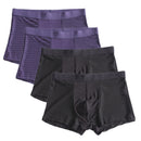8XL Plus Banboo Fiber Men Underwear Male boxer  Solid Panties Shorts Men&