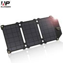 ALLPOWERS 21W 太阳能电池板 太阳能电池 便携式太阳能充电器 电池 适用于索尼 iPhoneX Plus 11Pro iPad 手机充电