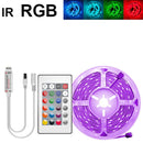 5米-30米LED灯带 蓝牙RGBWW SMD 5050 LED灯 DC12V RGB LED灯带二极管灯带 柔性APP手机控制+适配器