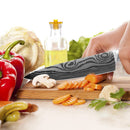 Kitchen Knife 5 7 8 inches stainless steel chef knives Meat Cleaver Santoku utility 440C lazer damacuse pattern Cooking Set