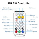 LED 10 inch RGB Dimmable Ring Lamp with Phone Clip Remote Control Photography Colorful Lighting for YouTube Live Stream