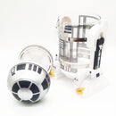 Free Shipping R2D2 Robot Shape Water Kettle 960ML Glass French Press Creative Tea Pot Best Choice Gift Color Box Packaging