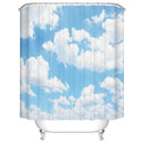 Customized Polyester Shower Curtain Abstract Mandala moon and star bathroom curtain Landscape bath curtain cortinas para bano