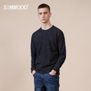 SIMWOOD 2022春夏秋冬新款长袖T恤男 混色上衣 高品质大码衣服 T恤 SI980560