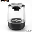 STOENGO 透明设计真无线立体声扬声器，带呼吸灯、TWS 蓝牙 5.0、TF 卡和 AUX 音频输入