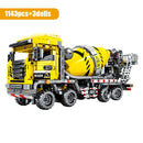 SEMBO City Engineering Bulldozer Crane Car Truck Excavator Roller Building Blocks Construction Bricks Toy for Children