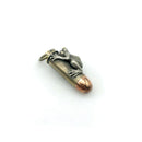 Outdoors Emergency Survival EDC White Brass Frog Copper Bullet Shape Bottle Pill Box Waterproof Capsule Seal Portable Keychain