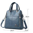 LANYIBAIGE New Women Backpack Multifunction Bags Designer High Quality Leather Women Crossbody Bag  School Bags Travel Backpacks