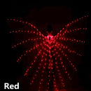 LED wings of Danza del vientre illuminina El attire de Ala wings de Baile LED colors Del Arco Iris accesorios para actuación en es