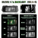 WILDGAMEPLUS WG500B 1080P高清夜视望远镜 3.6-10.8倍数码变焦红外狩猎夜视双筒望远镜 红外线望远镜
