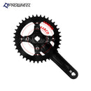PROWHEEL 方孔牙盘 104BCD 170/175毫米曲柄 30/32/34/36/38/40/42/44/46/48/50/52T 窄宽齿片 山地自行车牙盘