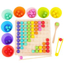 Kids Toys Montessori Wooden Toys Hands Brain Training Clip Beads Puzzle Board Math Game Baby Early Educational Toys For Children