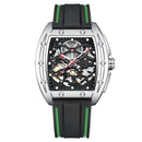 2020 new AILANG automatic mechanical men military luxury brand-name business hollowed out waterproof gents watches Rubber strap