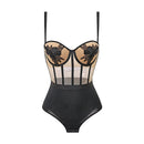 Irene Tinnie Women Sexy Summer Backless Mesh Bodycon Lace Jumpsuits Women Romper Clubwear Body Suit Overalls Shorts Playsuits