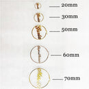 Custom Hoop Name Earrings Fashion Stainless Steel 70MM Diameter Boho Personalised Name Earrings Modern Brincos With Box