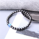 Cool Weight Loss Magnetic Therapy Bracelet Health Care 6mm Beads Hematite Bracelet Natural Stone Moonstone Charm Jewelry Pulsera