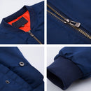 New pilot Air men bomber jacket Mens Military Bomber Jackets Men Casual Solid Zipper Pilot Jacket Green New Slim Fit Male Coats