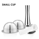 ICafilasSVIP Stianless Steel Reusable Vertuoline Capsule  For Nespresso Vertuo Coffee Filter Espresso For Vertuo Plus