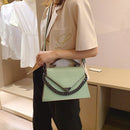 New Solid Leather Crossbody Bags For Women 2021 New Chain Luxury Design Handbags Ladies Messenger Shoulder bags Female Purses