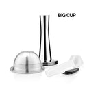 230ML Vertuo Coffee Filters For Nespresso Vertuoline GCA1 & Delonghi ENV135 Refillable Stainless Steel Coffee Capsule Pod