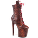 JIALUOWEI 20cm high heel Pole Dance Shoes Sexy Night Club Party Dancing Shoes Platform Serpentine Ankle Boots