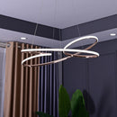 NEO Gleam Gold Chrome Plated Modern Led pendant lights for dining room kitchen room bar shop ceiling lamp 90-260V Free Shipping