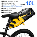 NEWBOLER Bike Bag Waterproof 13L Large Capacity Bicycle Saddle Bag Cycling Foldable Tail Rear Bag MTB Road Trunk Bikepacking