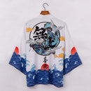 Japanese Kimono Cardigan Men Summer New Haori Samurai Kimonos Karate Streetwear Shirt Kimono Japones Mens Haori Yukata