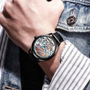 Genuine AILANG Men's Sports Watch Hollow Machinery Top Brand Men's Leather Watch Trend Luminous Waterproof 2020 New
