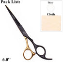Hair Scissors 5.5 6.0 Professional Hairdressing Scissors Thinning Barber Scissor Set Hair Cutting Scissors 440C Japan Steel 888#
