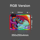 Sovawin Gaming Mouse Pad RGB Backlight Mat 900x400 Gamer XXL Computer Mousepad CS GO Hyper Beast Non-Slip Rubber Desk Mat For PC