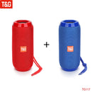 T&amp;G TG117 Portable Bluetooth Speaker Wireless Bass Column Waterproof Outdoor Music Vibro Speakers TF Card Subwoofer Loudspeaker