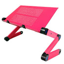 Laptop Stand Portable Notebook Computer Table Foldable PC Bed Sofa Desk Escritorio Adjustable Ergonomics Aluminum Alloy Shelf