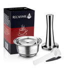 ICafilas意式浓缩咖啡胶囊 Nespresso Vertuoline & Vertuo不锈钢（G2）可再填充胶囊可重复使用过滤器