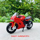 Maisto 1:18 16 styles Ducati panigale v4 s c white original authorized simulation alloy motorcycle model toy car gift collection