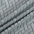 Wing back Chair Cover Jacquard Spandex Stretch Slipcovers for office Chairs Stylish 2 Piece Set With Elastic Band