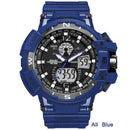 SMAEL Sport Watch Men Big Dial LED Digital Quartz Wrist Watches Men&