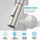 Kitchen Faucets Smart Sensor Pull-Out Hot and Cold Water Switch Mixer Tap Smart Touch Spray Tap Kitchen Black Crane Sink Faucets