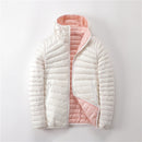 NewBang 6XL 7XL Reversible Down Coat Women Ultra Light Down Jacket Feather Jacket Women Travel Double Side Jackets Plus