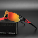 Comaxsun Professional Polarized Cycling Glasses Bike Goggles Outdoor Sports Bicycle Sunglasses UV 400 With 5 Lens TR90 2 Style