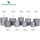 Boundless Voyage Titanium Mug Camping Cup Supplies Outdoor Pot with Lid Lightweight Cookware Travel Tea Coffee Tableware