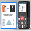 Mileseey laser distance meter electronic roulette laser digital tape rangefinder trena metro laser range finder  measuring tape