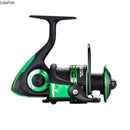 2022 High Speed Double Spool Spinning Fishing Reel 5.1:1/5.2:1 Gear Ratio Carp Fishing Reels Left/Right Hand Fishing Reel Wheels