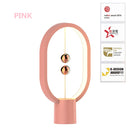 2022 Newest USB Powered Mini HENG Ellipse Magnetic Mid-Air Switch Night Light   Balance LED Table Lamp Office Home Decor