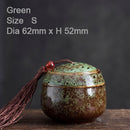 Memorial Container Pet Ashes Urn Handpainted Ceramics Urn Cremation Pet Bird Ash Holder Burial At Home