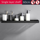 Black Bath Shelves Bathroom Shelf Organizer Nail-free Shampoo Holder Shelves  Storage Shelf Rack Bathroom Basket Holder EL1018