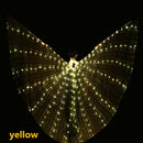 LED wings of Danza del vientre illuminina El attire de Ala wings de Baile LED colors Del Arco Iris accesorios para actuación en es