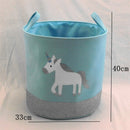 Sundries Storage Barrels High Capacity Pink Cat Dinosaur Foldable Toy Storage Box Home Organizer Dirty Laundry Basket